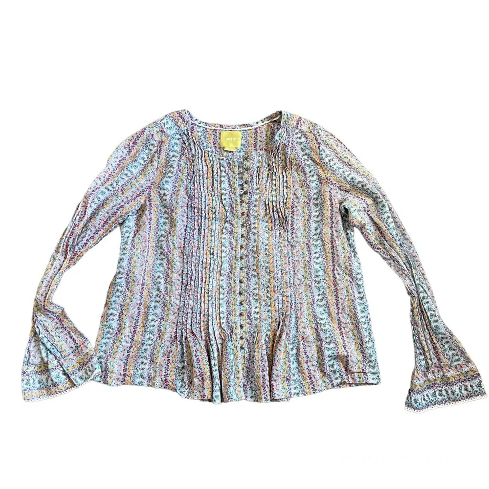 Anthropologie Maeve Gelise Button Blouse - Picture 6 of 9